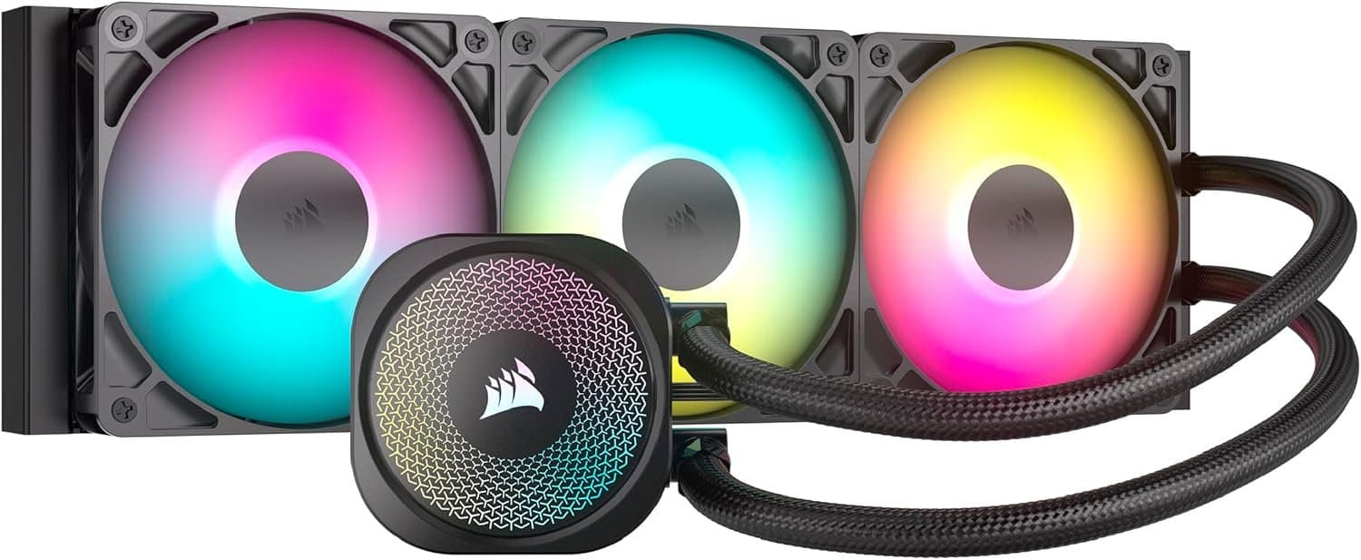 קירור נוזלי Corsair iCUE NAUTILUS 360 RS RGB Black 360mm AIO