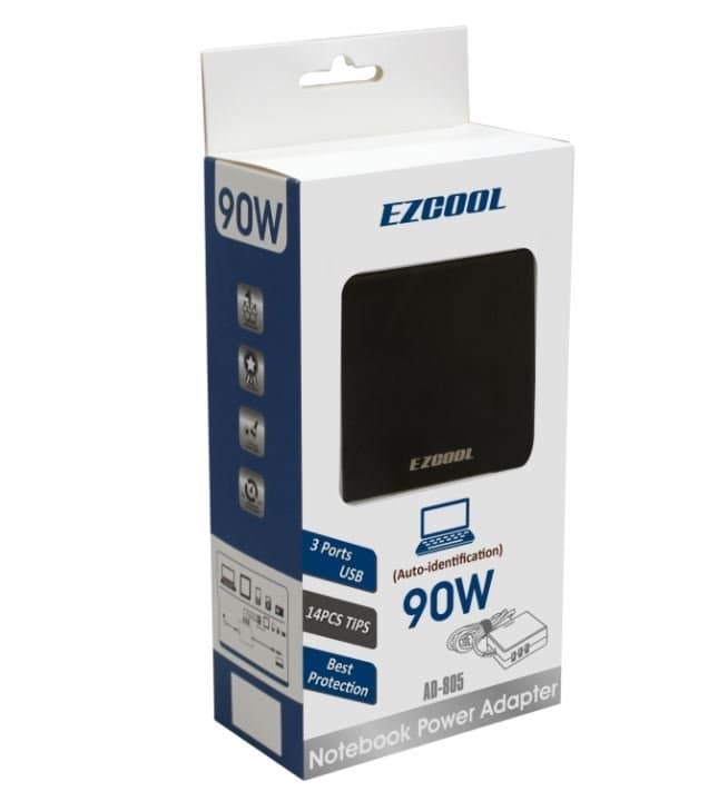 שנאי אוניברסלי למחשב נייד EZcool Power Adapter AD-805