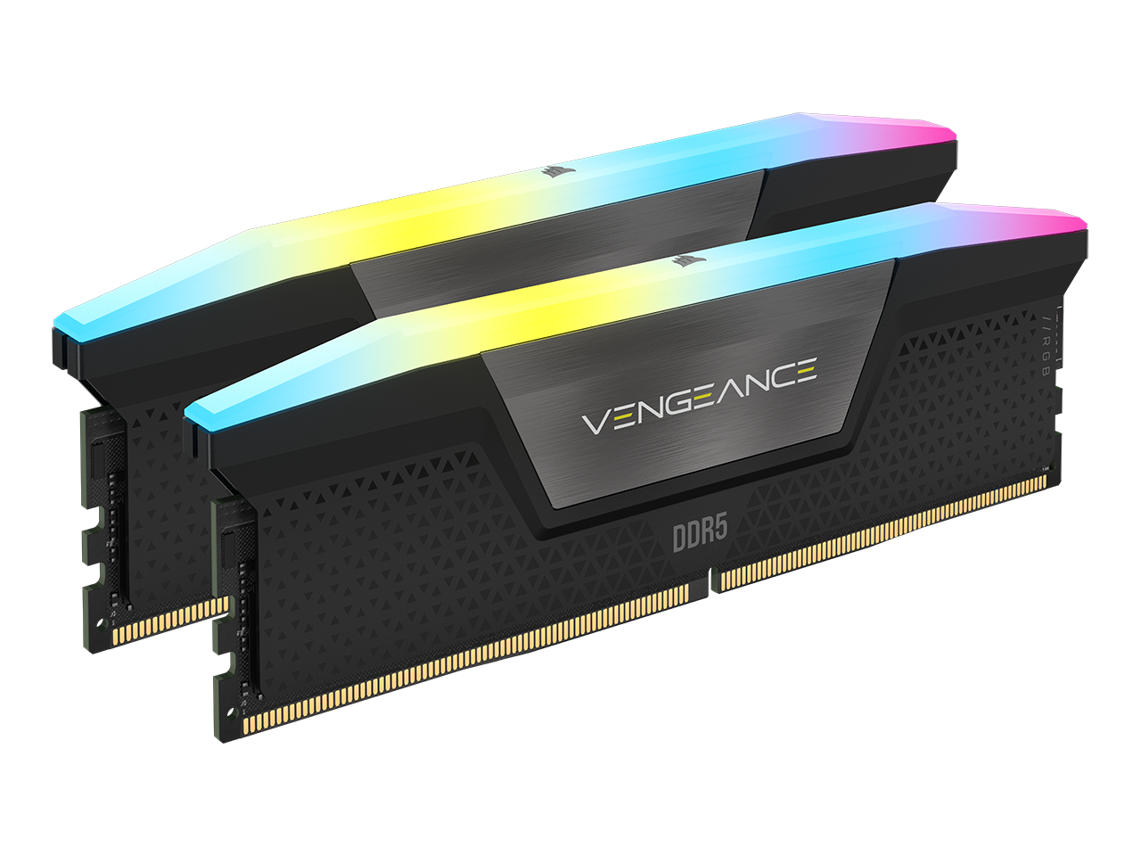 זכרון לנייח Corsair Vengeance RGB 128GB DDR5 2X64 6000MHZ C40