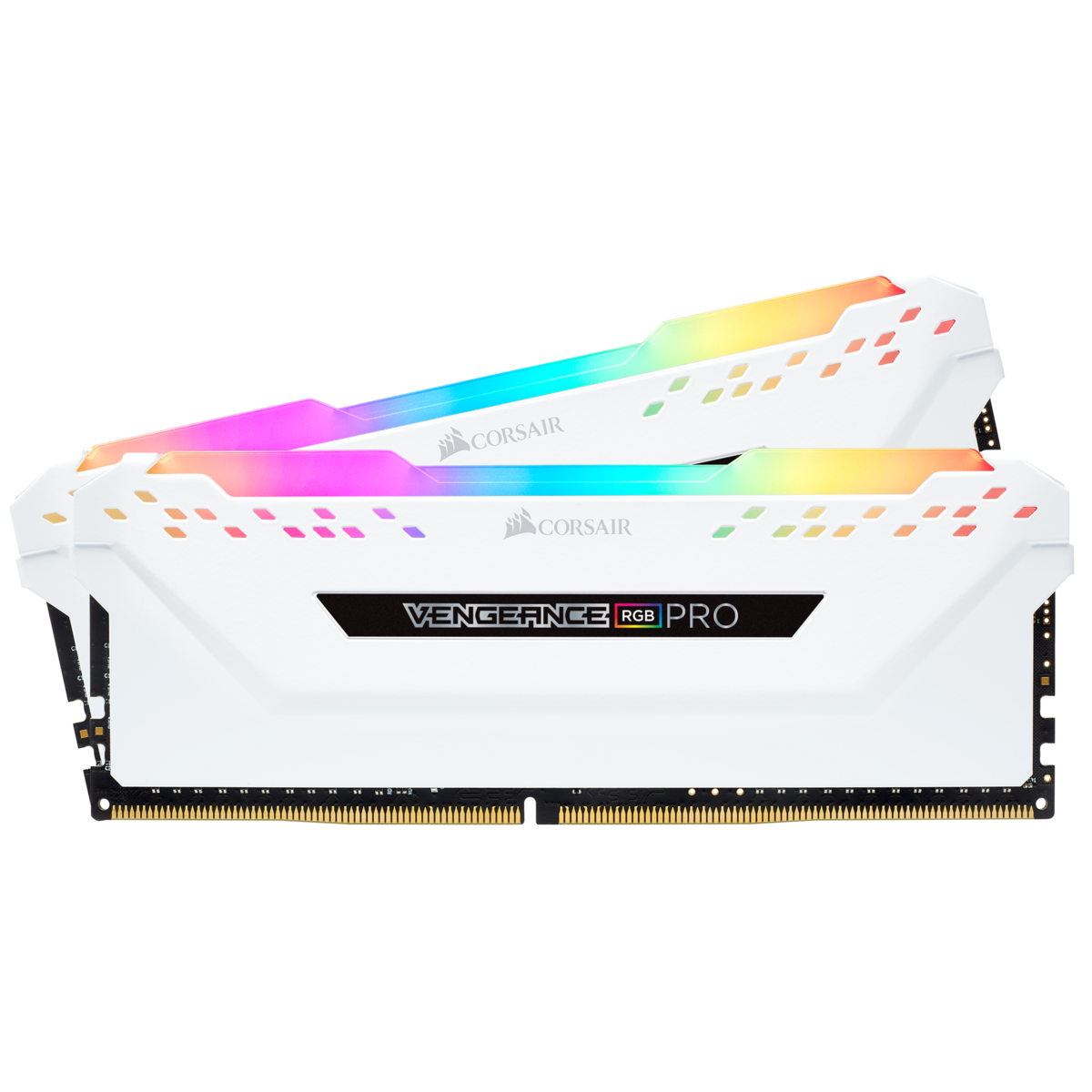 ז. לנייח Corsair DDR4 Vengeance RGB Pro 32GB 2X16 3200MHZ White