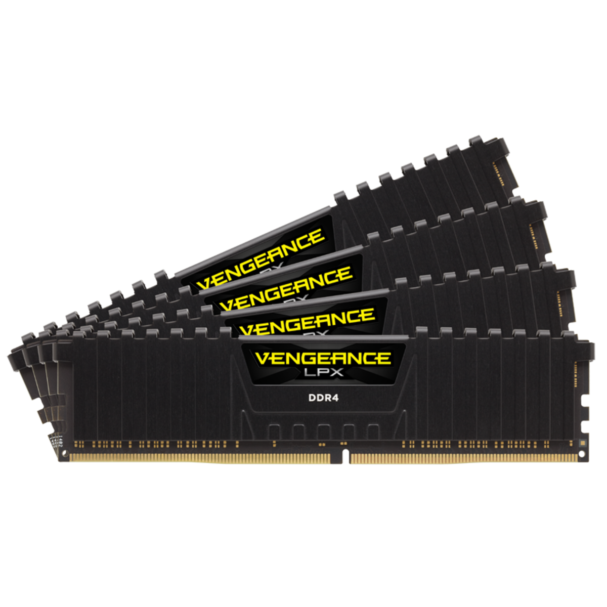זכרון לנייח Corsair VENGEANCE LPX 64GB 4X16 3200Mhz C16 INTEL XMP