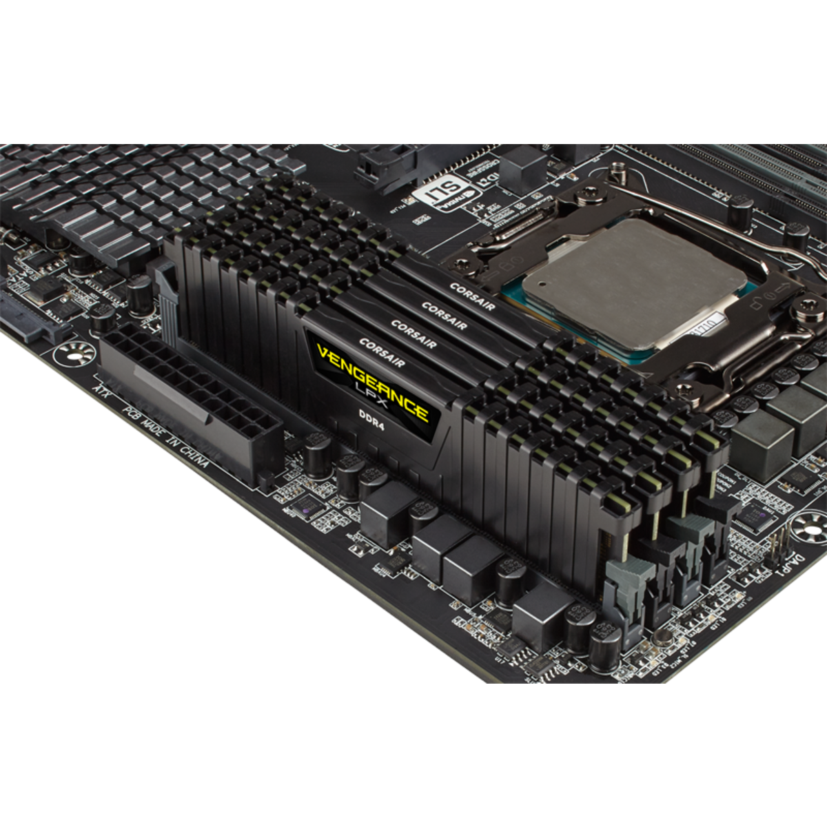 זכרון לנייח Corsair VENGEANCE LPX 64GB 4X16 3200Mhz C16 INTEL XMP