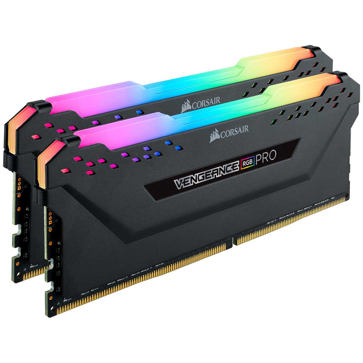 ז. לנייח Corsair 32GB 2X16 DDR4 3600MHZ CL18 Vengeance RGB