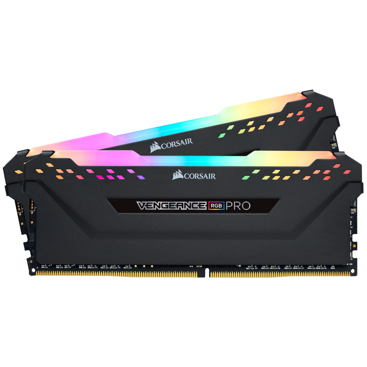 ז. לנייח Corsair 32GB 2X16 DDR4 3600MHZ CL18 Vengeance RGB