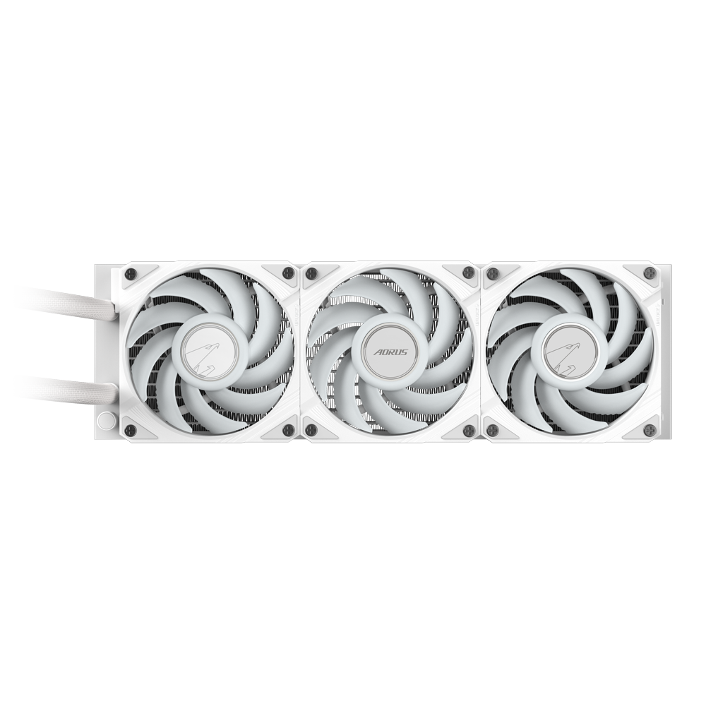 נוזלי משולש לבן Gigabyte AORUS WATERFORCE II 360 ICE 360mm ARGB