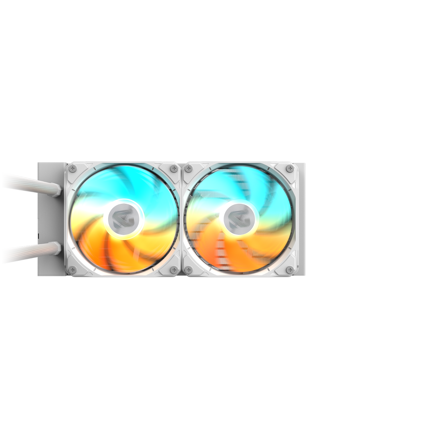 קירור נוזלי כפול Gigabyte Gaming 240 ICE 2XARGB 120MM Fan White