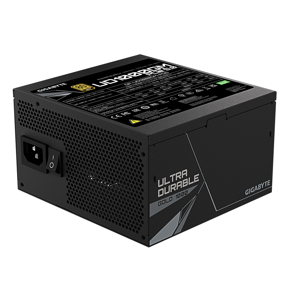 ספק כוח Gigabyte UD1000GM PG5 1000W PCIE 5.0 ready 80 PLUS Gold