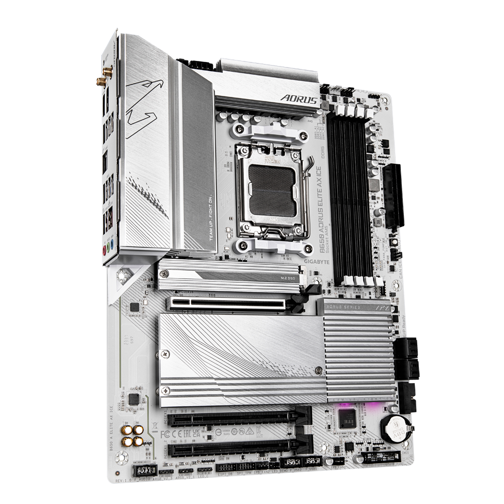 לוח Gigabyte B650 A ELITE AX ICE ATX AM5 WIFI BT PCIE5.0 White