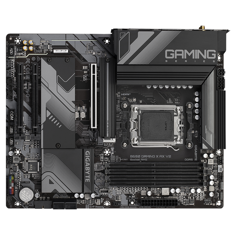 לוח Gigabyte B650 Gaming X AX V2 ATX WIFI BT AMD Zen4 AM5 DDR5