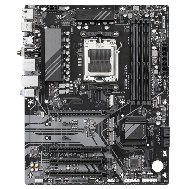 לוח אם Gigabyte B650 UD AX AMD AM5 Wifi 6 PCIE 5.0 DDR5