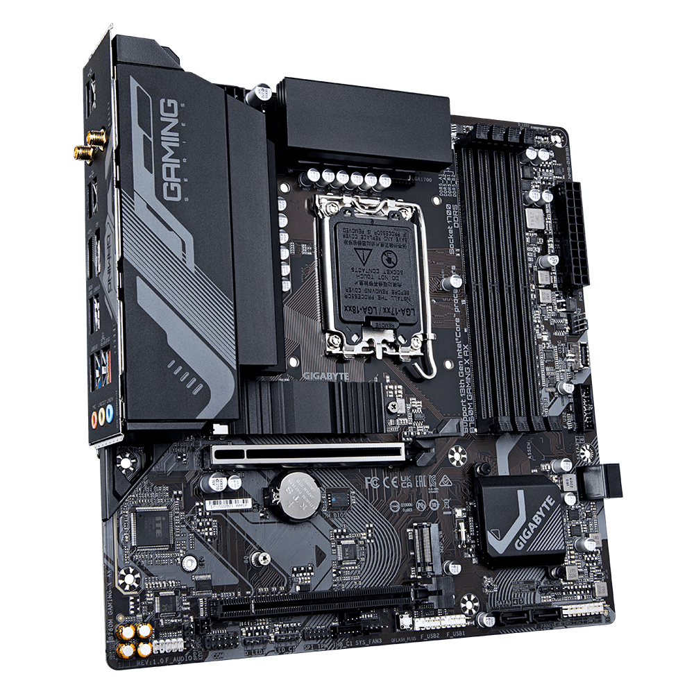 לוח אינטל דורות 12-14 Gigabyte B760M GAMING X AX 1.2 DDR5 Wifi BT