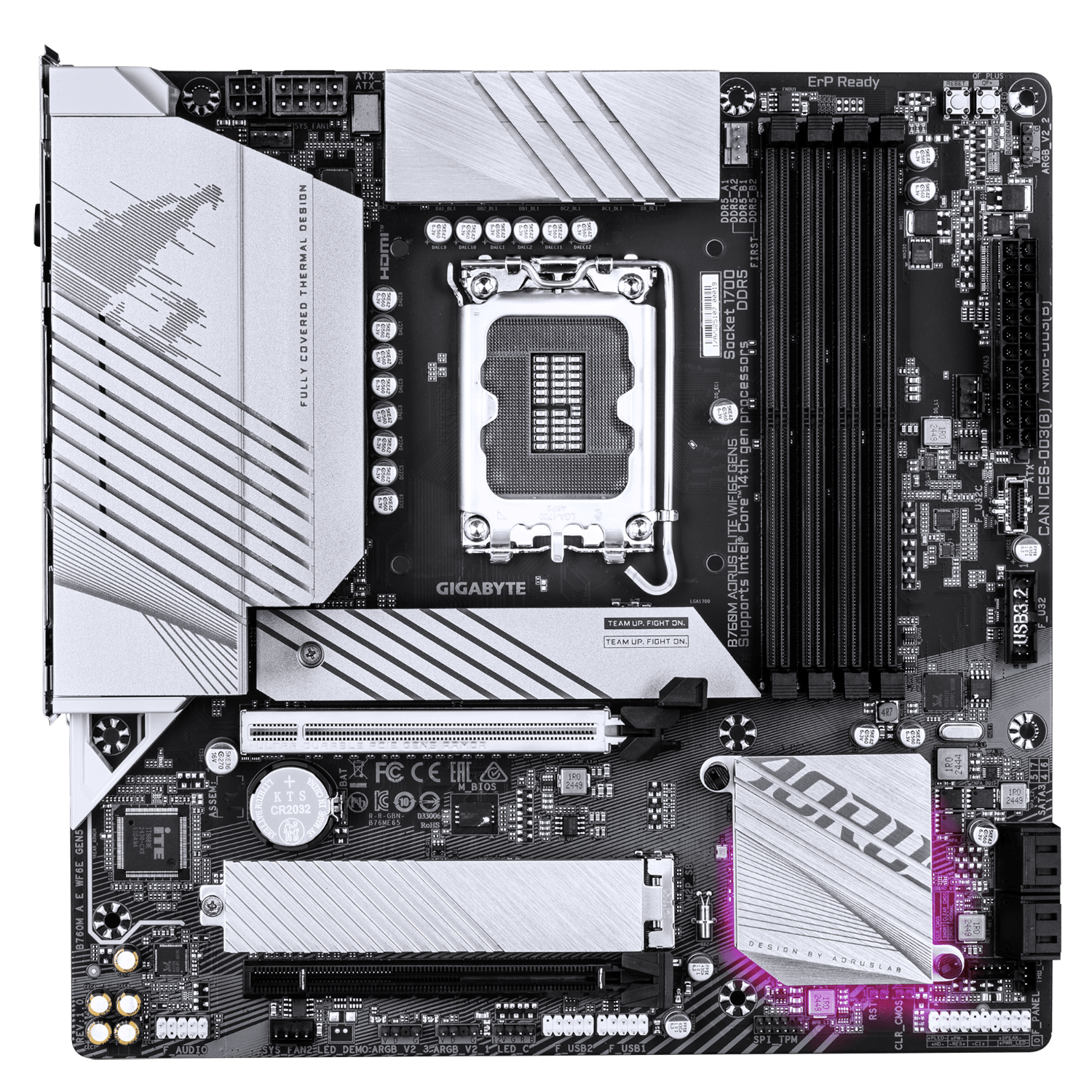 לוח Gigabyte B760M AORUS ELITE WIFI 6E GEN 5 mATX BT