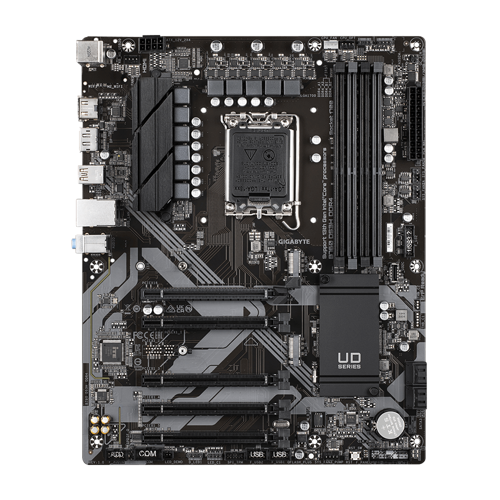 לוח Gigabyte B760 DS3H DDR4 ATX PCIE 4.0 DP HDMI LGA1700