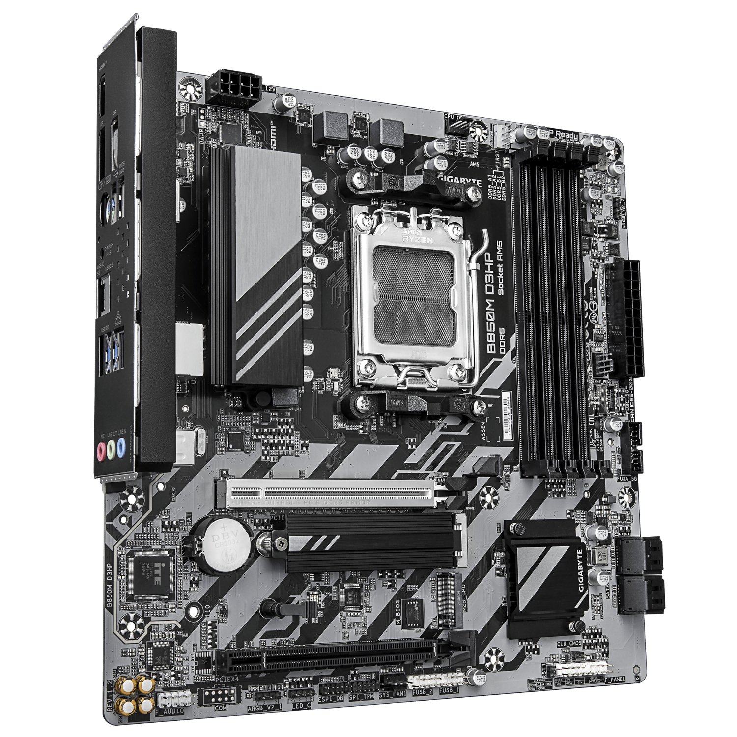 לוח אם Gigabyte B850M D3HP 1.2 mATX DDR5 AM5 1GbE Lan USB-C