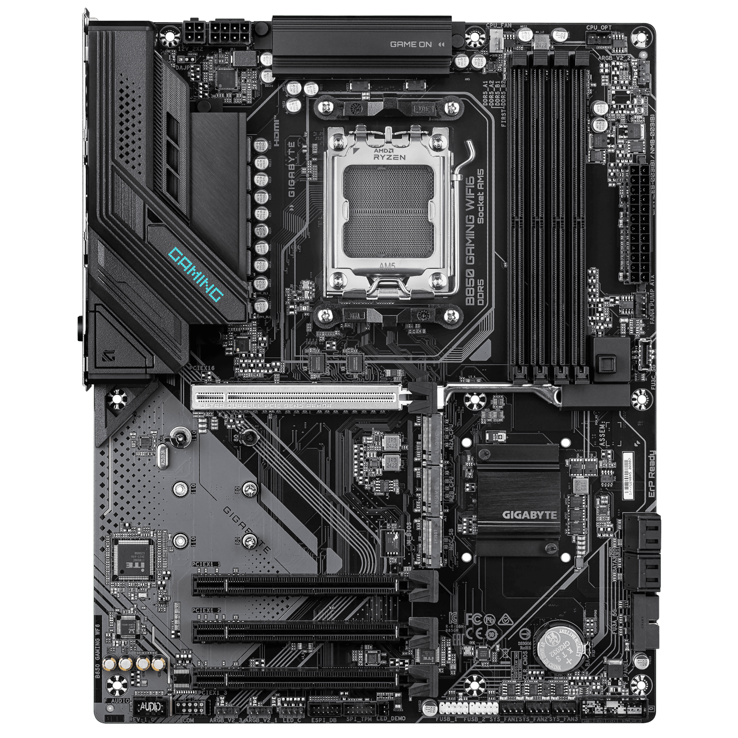 לוח אם GIGABYTE B850 GAMING WIFI 6 ATX DDR5 AM5 BT