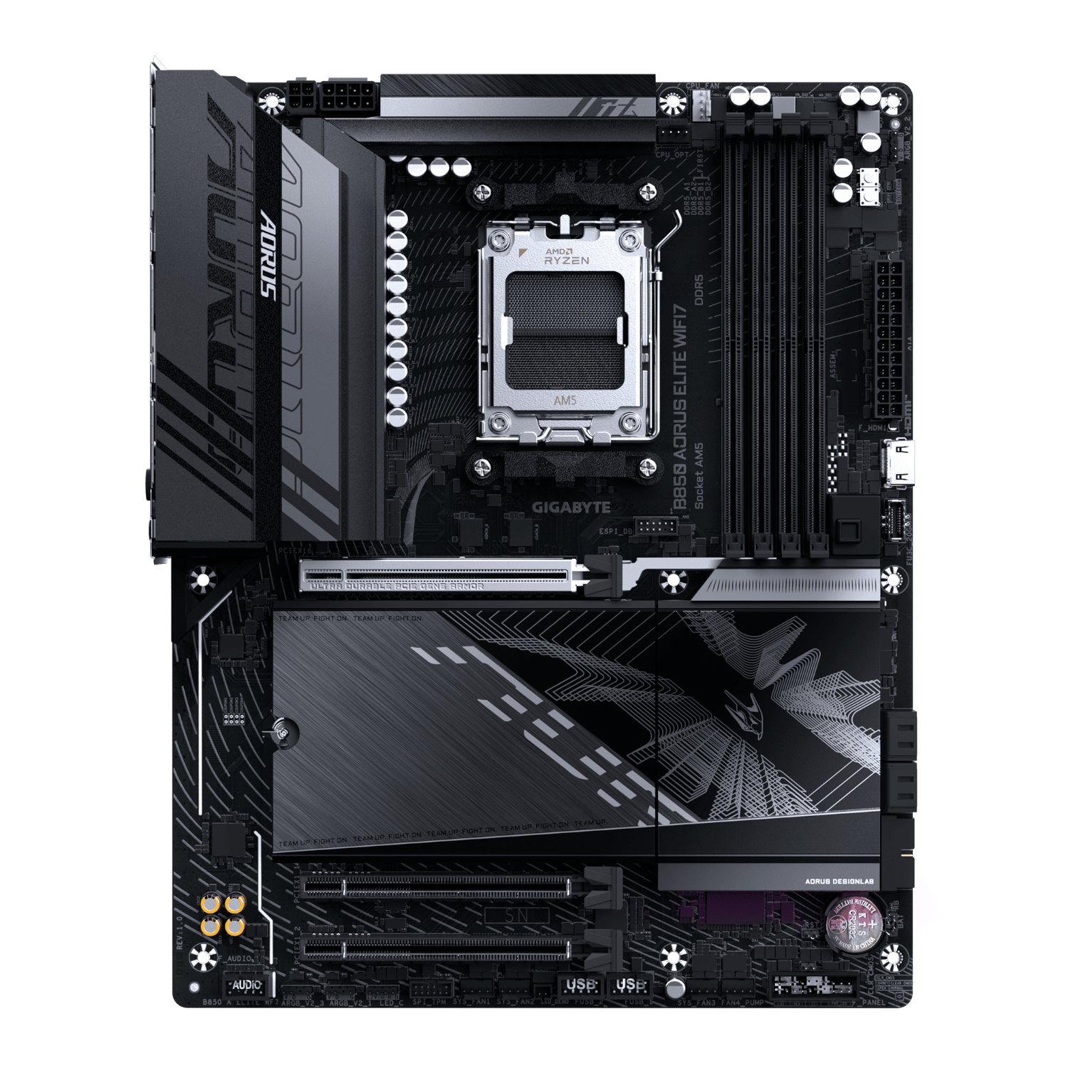 לוח אם GIGABYTE B850 AORUS ELITE WIFI7 ATX DDR5 AM5 BT 2.5GBE LAN