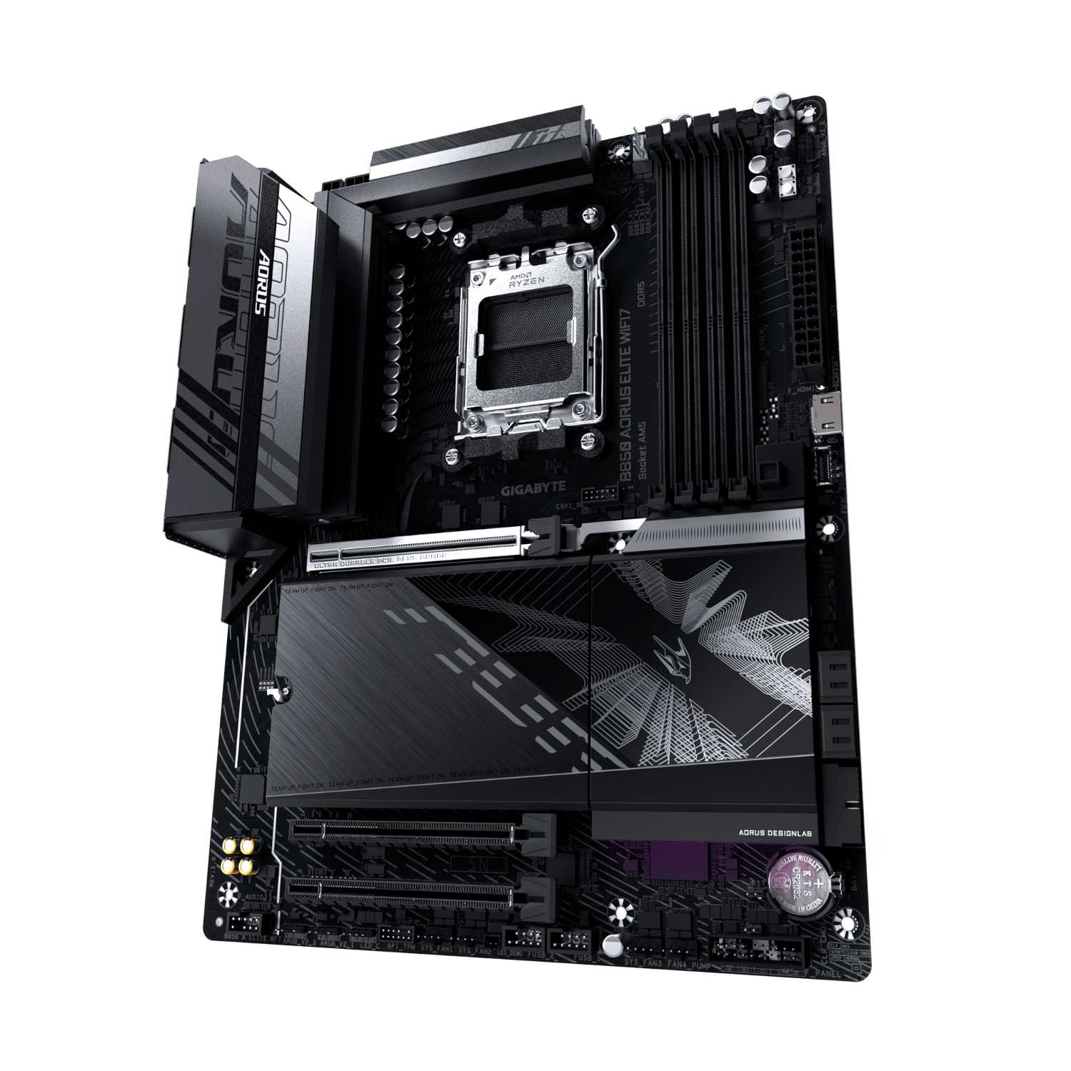 לוח אם GIGABYTE B850 AORUS ELITE WIFI7 ATX DDR5 AM5 BT 2.5GBE LAN