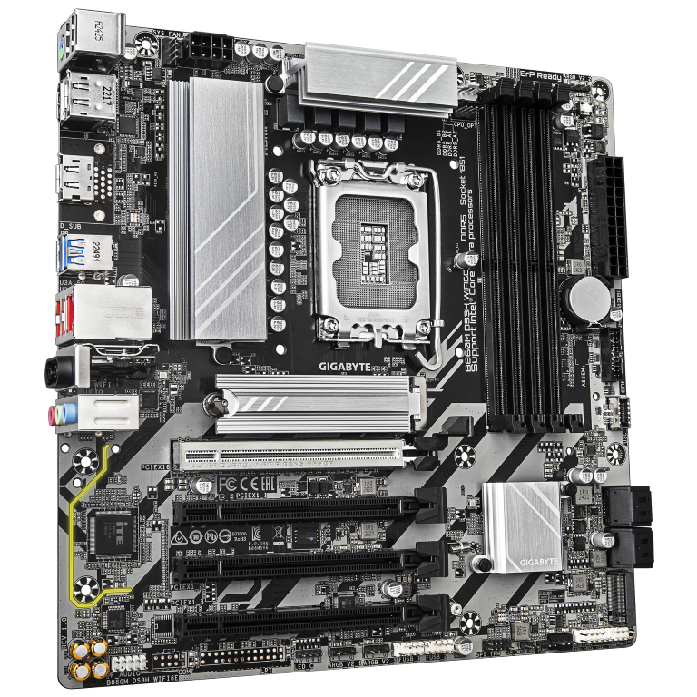 לוח לאינטל דור 15 Gigabyte B860M DS3H Micro-ATX WIFI BT DDR5
