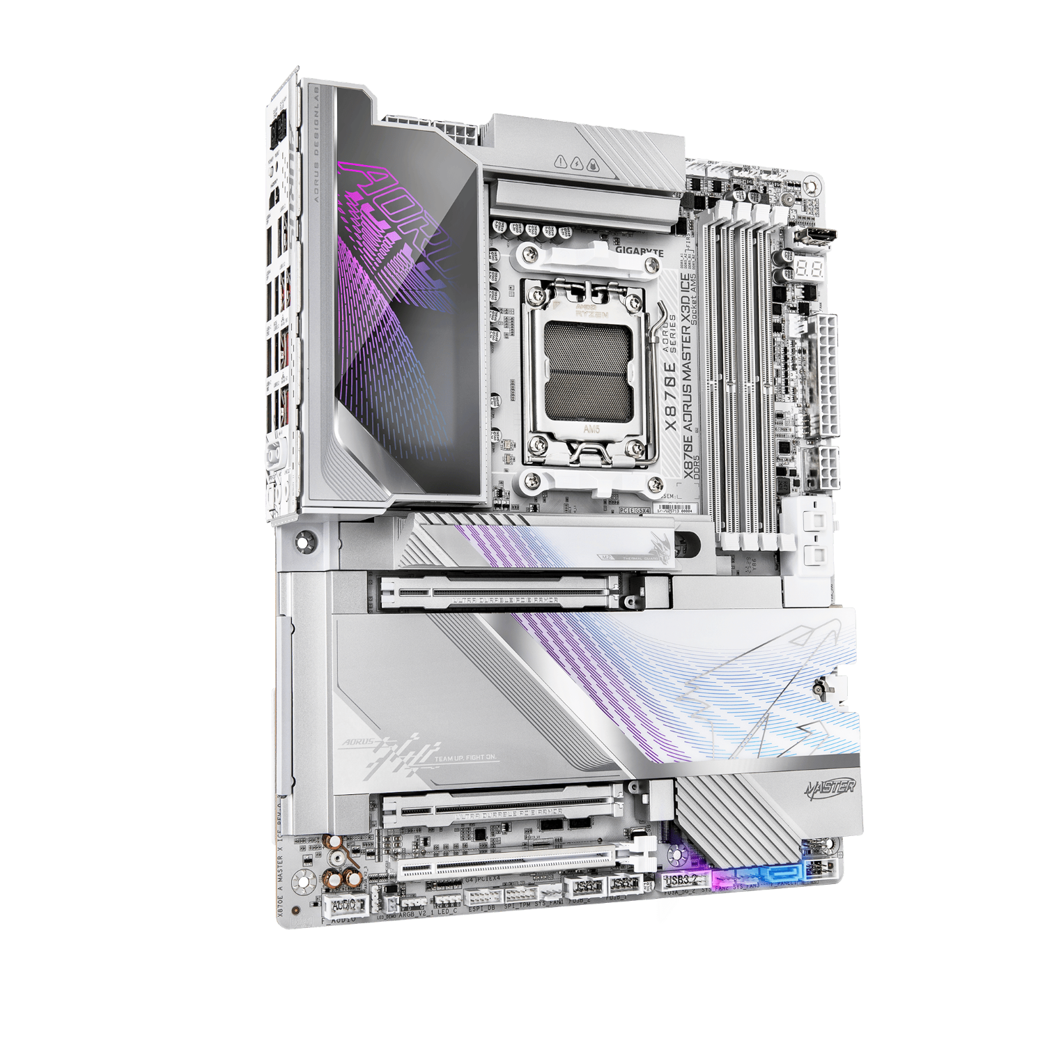לוח אם GIGABYTE X870E AORUS MASTER X3D ICE WIFI7 ATX BT 10GBE