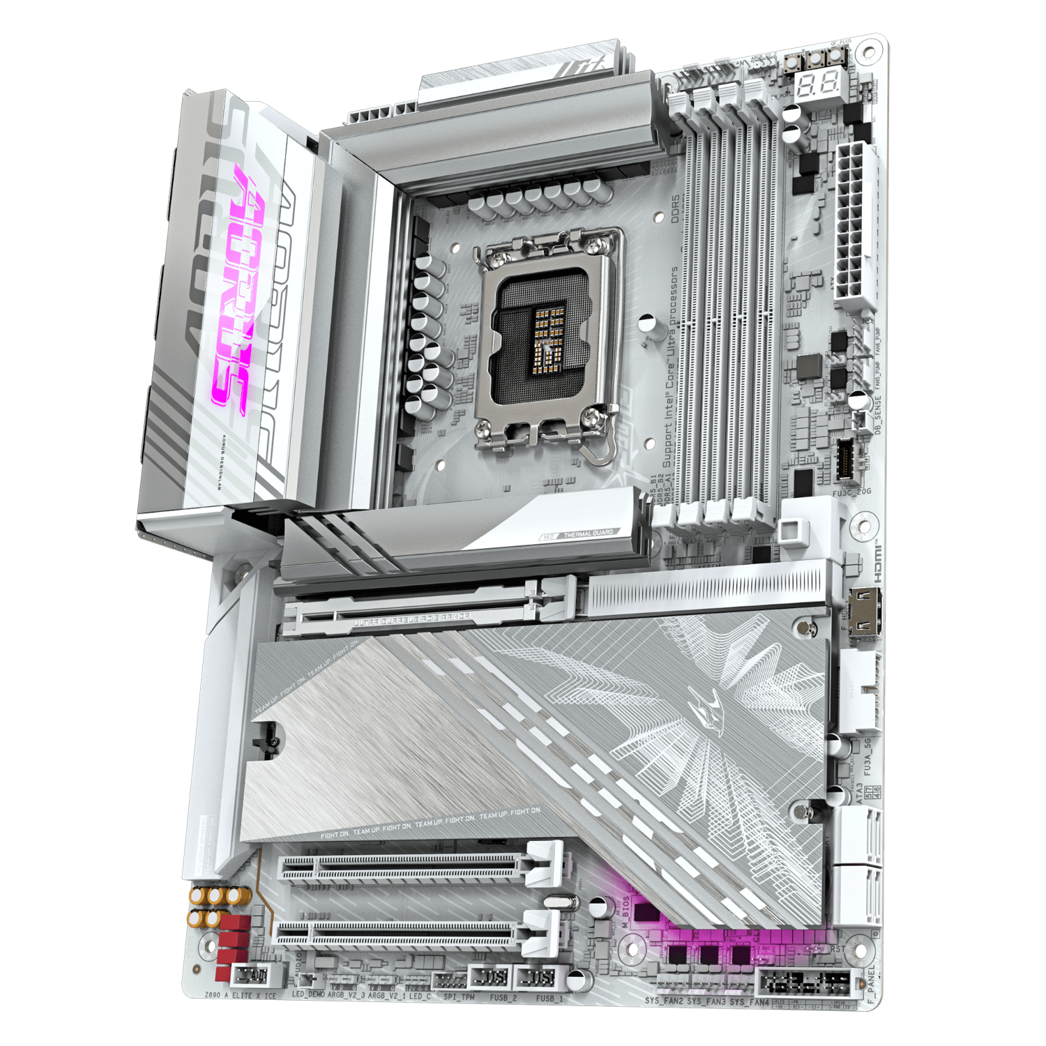 לוח לאינטל דור 15 Gigabyte Z890 AORUS ELITE X ICE ATX LGA1851