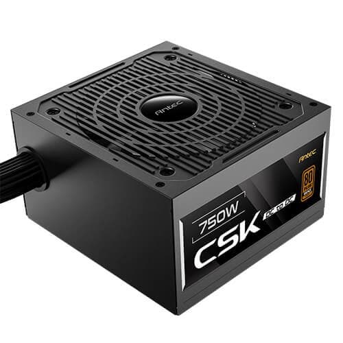 ספק כוח Antec CSK 750DC 750W ATX Non-Modular PSU 80 plus Bronze