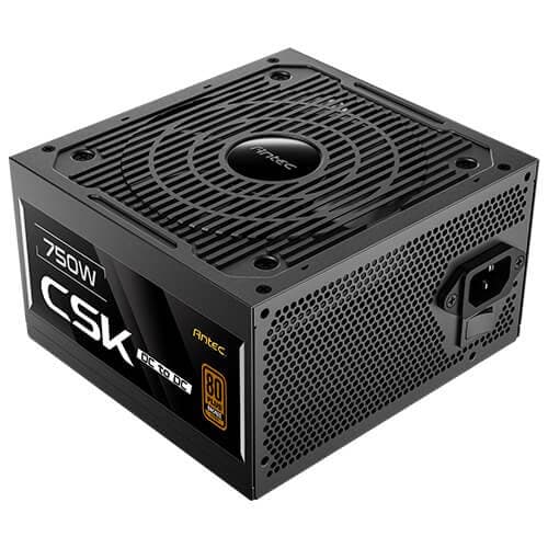 ספק כוח Antec CSK 750DC 750W ATX Non-Modular PSU 80 plus Bronze