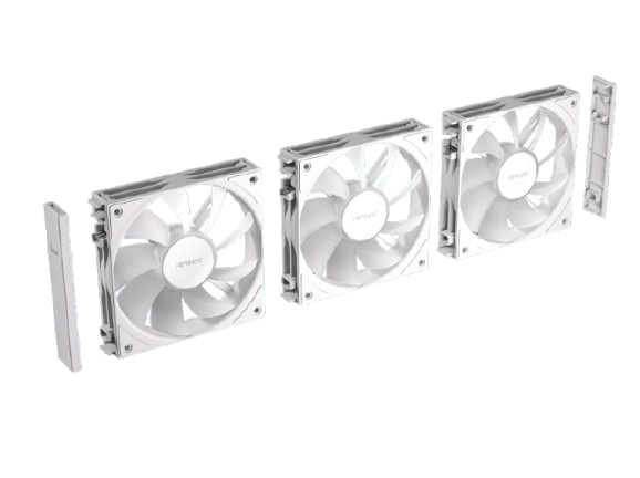 מאוררים למארז ANTEC Connect C120 ARGB WHITE 3PK