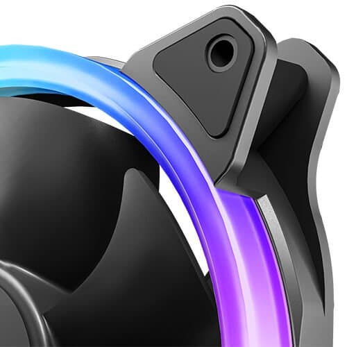 מאוורר למארז Antec Neon 120mm ARGB PWM