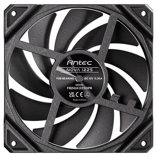מאוורר למארז Antec Nova 120mm Black Fan And Speed Conntroller