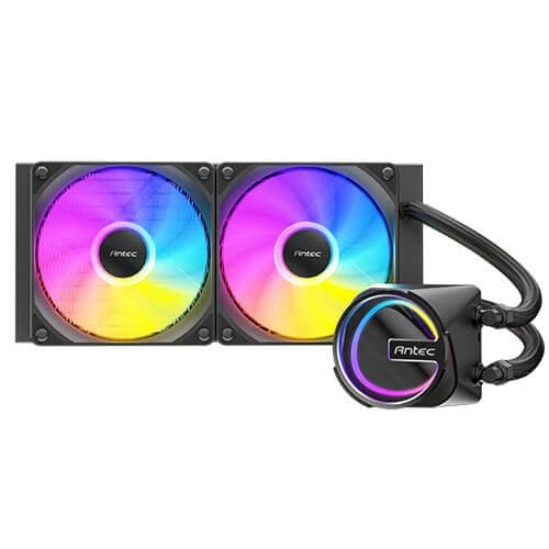 קירור נוזלי כפול Antec SKELETON 240 ARGB Black INTEL/AMD