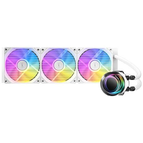 קירור נוזלי משולש לבן ANTEC VORTEX LUM 360 WHITE ARGB 280W TDP