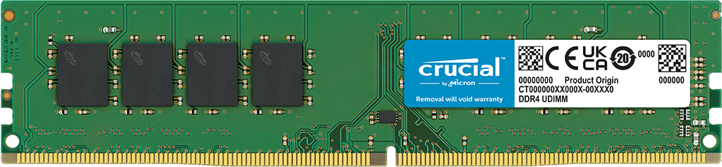 זכרון לנייח Crucial Basic Memory 8GB DDR4 3200Mhz C22