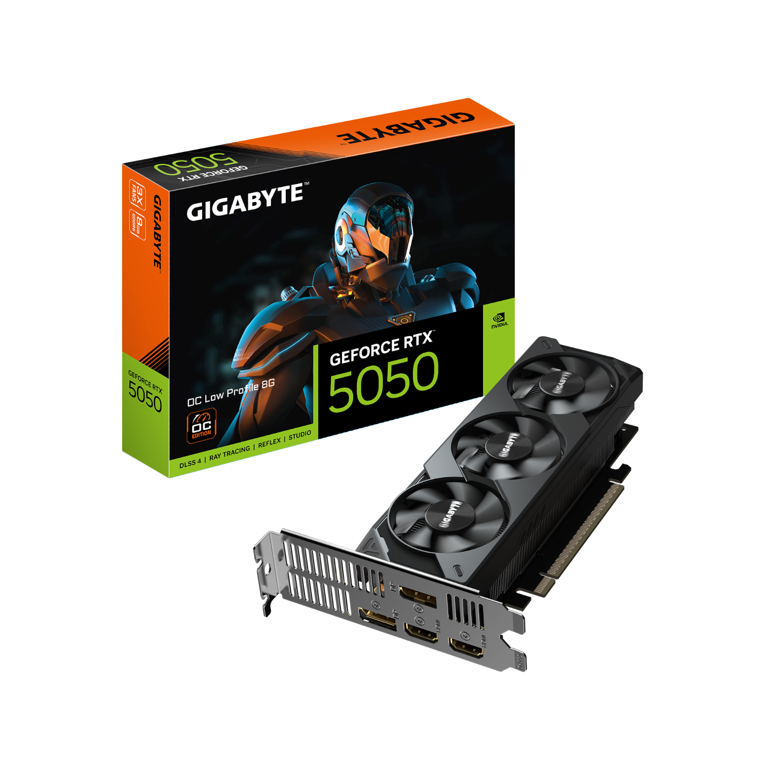 כרטיס מסך Gigabyte GeForce RTX 5050 8GB OC Low profile