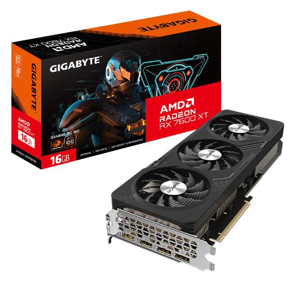כרטיס מסך Gigabyte RX 7600 XT 16GB 128Bit OC