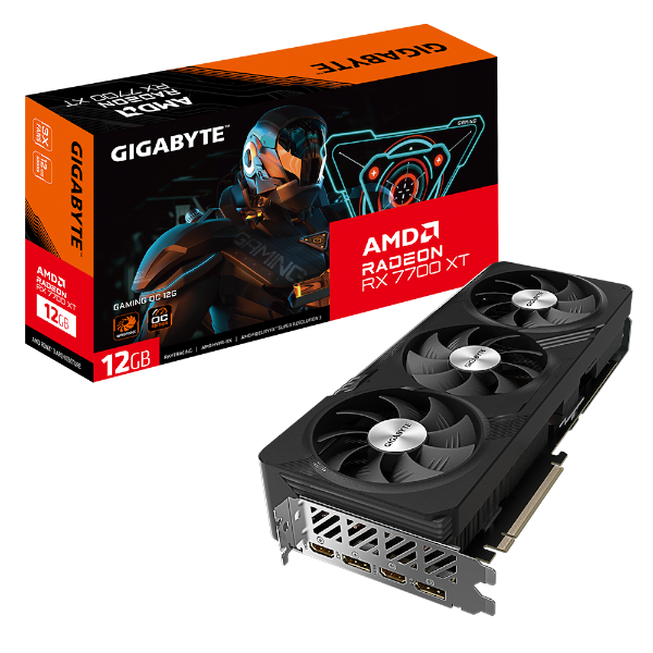 כרטיס מסך Gigabyte Radeon RX 7700 XT GAMING OC 12G