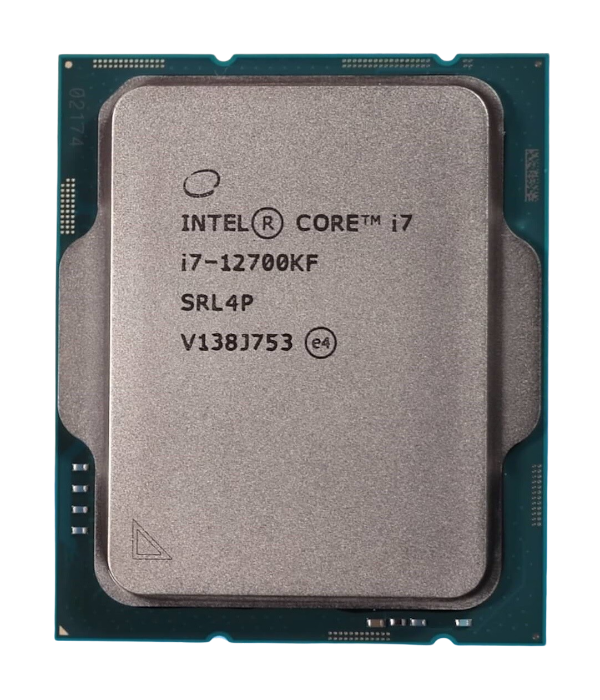 מעבד דור 12 INTEL I7-12700KF Tray 12 Cores 5Ghz NO GPU NO FAN