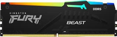 ז.לנייח KINGSTON FURY BEAST RGB 128GB 2X64GB 5600MHZ CL36 EXPO/XM