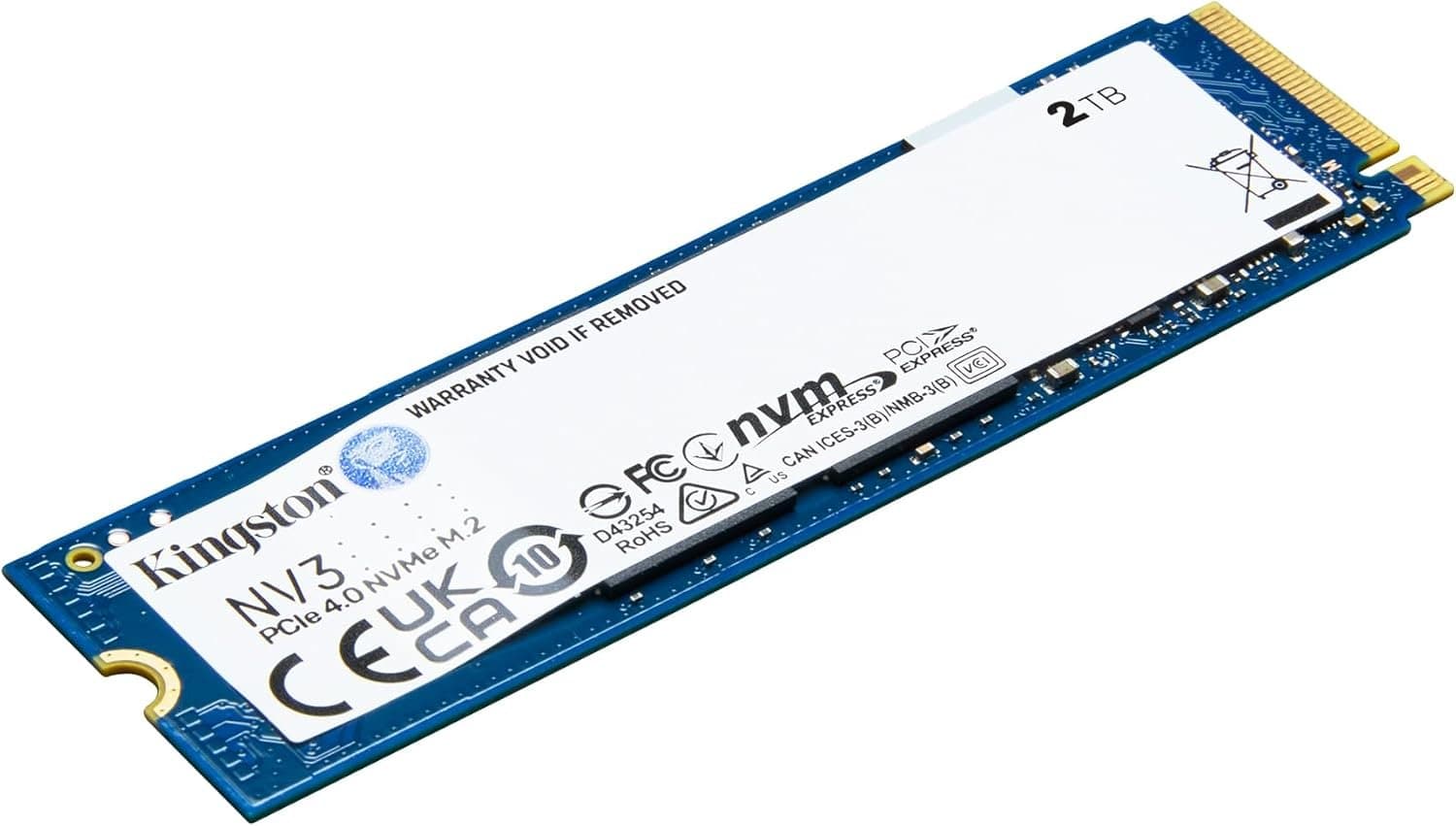 דיסק פנימי Kingston NV3 2TB NVME GEN 4.0 M.2 2280 6000/5000Mb/s