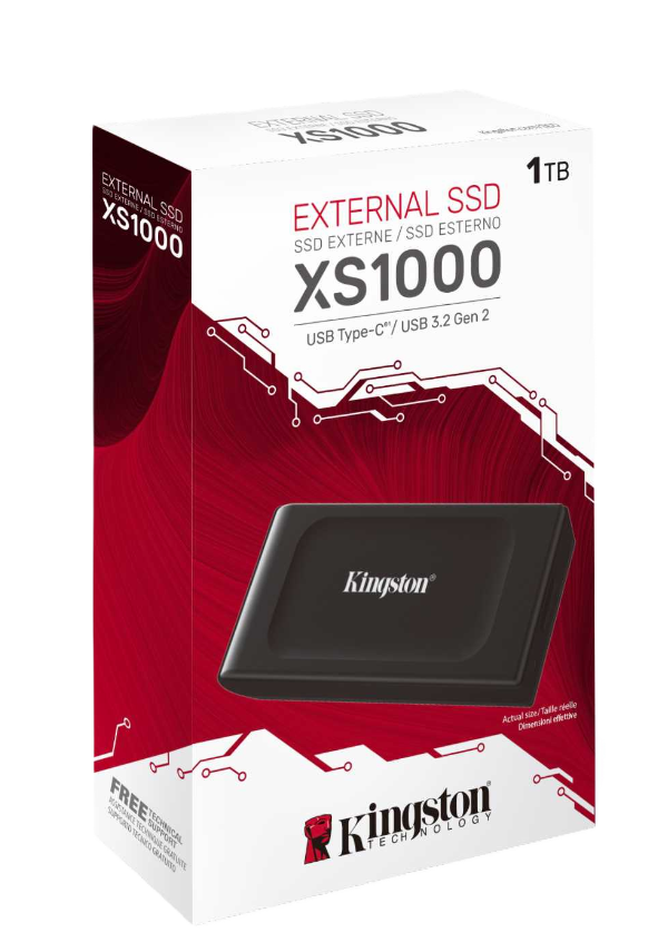 דיסק חיצוני Kingston XS1000 1TB USB 3.2 Gen 2 up to 1050 MB/s