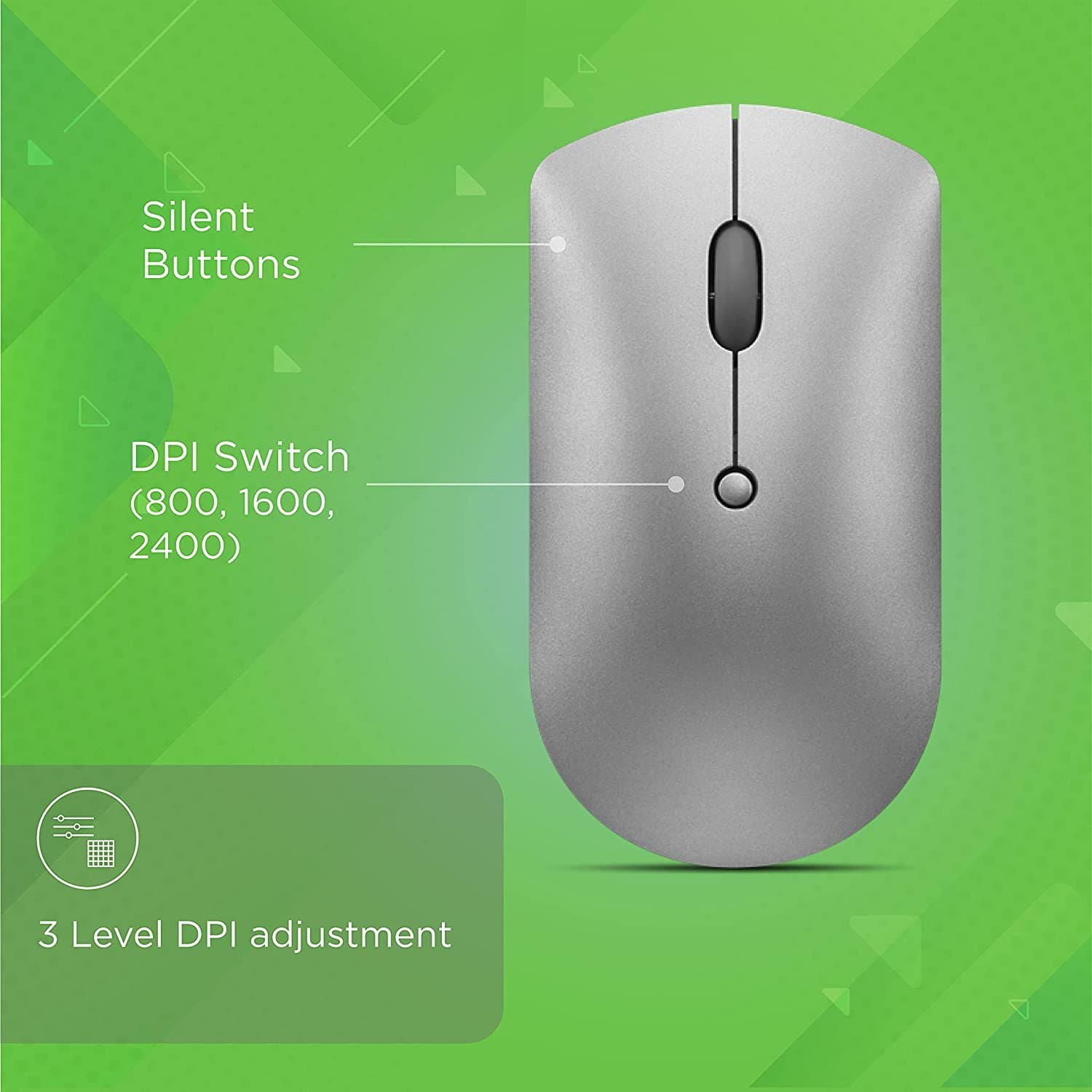 עכבר אלחוטי שקט Lenovo 600 BT Silent Mouse