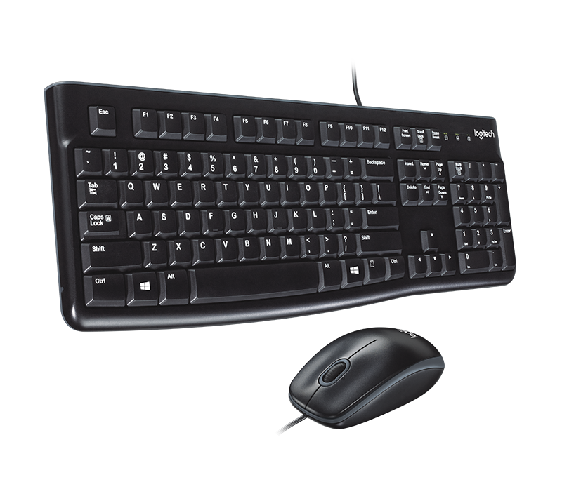 סט מקלדת ועכבר חוטי Logitech MK120