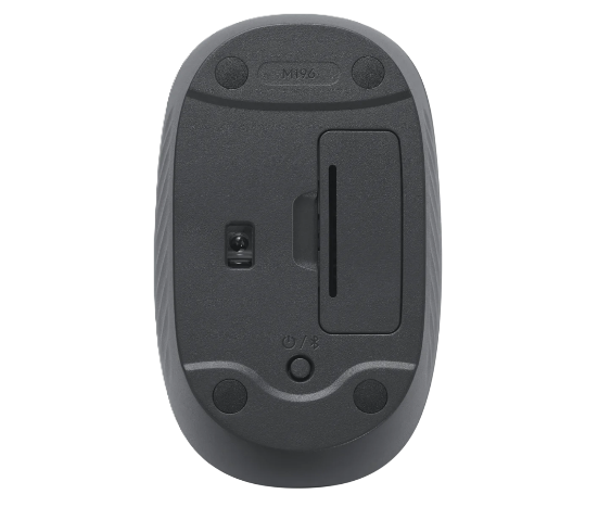 עכבר קומפקטי LOGITECH M196 BT up to 12 Month battery Graphite