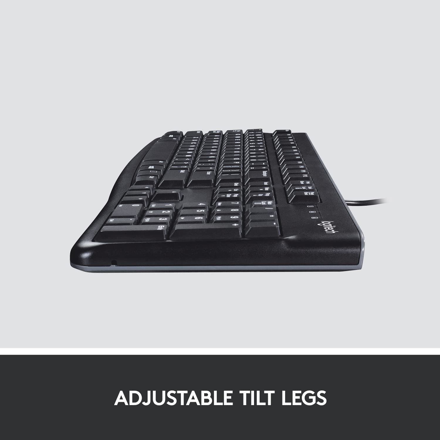 מקלדת לוגיטק חוטית עברית אנגלית LOGITECH K120