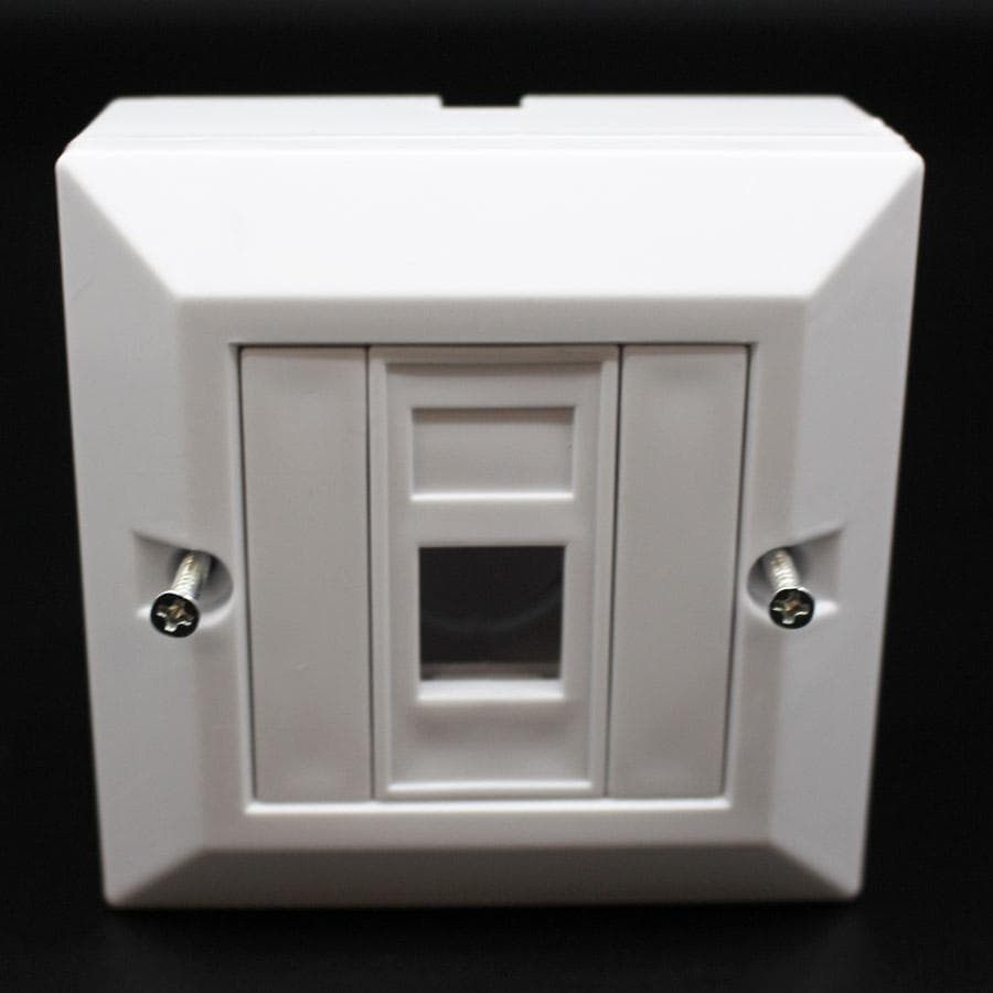 קופסאת פלסטיק RJ-45 Plastic box Cat5