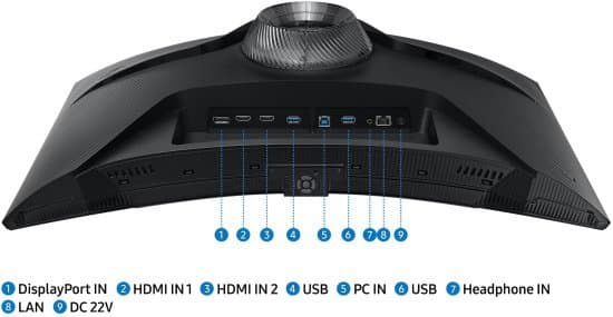 מסך SAMSUNG 27 Odyssey G65B 240Hz 2K Curved Smart 1ms FreeSync