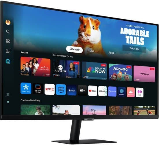 מסך חכם SAMSUNG S32 VA 4Ms FHD WIFI BT Tizen os HDR10 Speakers