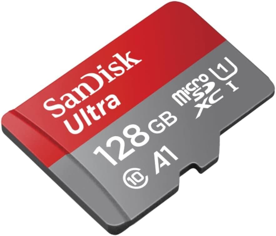 כרטיס זכרון SanDisk 128GB Ultra microSDXC UHS-I Up to 140MB/s C10