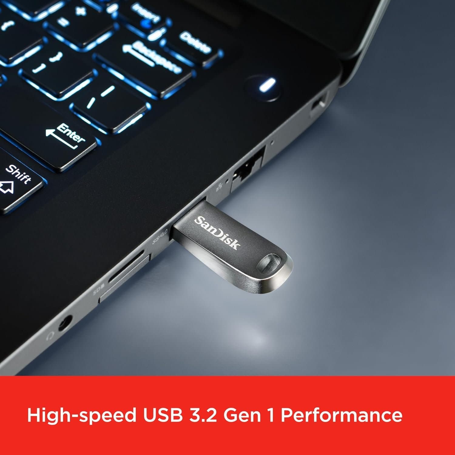 זכרון נייד SanDisk Ultra Luxe 512GB Flash Drive USB 3.2