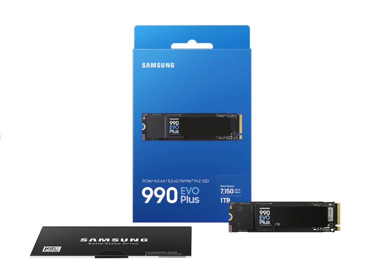 דיסק פנימי Samsung 990 EVO PLUS 1TB up to 7250 Read 6300 Write