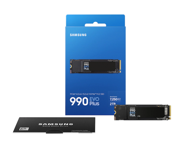 דיסק פנימי Samsung 990 EVO PLUS 2TB up to 7250 read 6300 Write